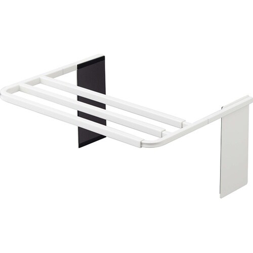 マグネット伸縮洗濯機バスタオルハンガー