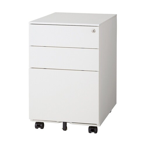 スチール製インキャビネット ホワイト 6