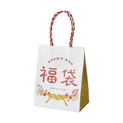 手提福袋 しめ飾り 20×12×25cm