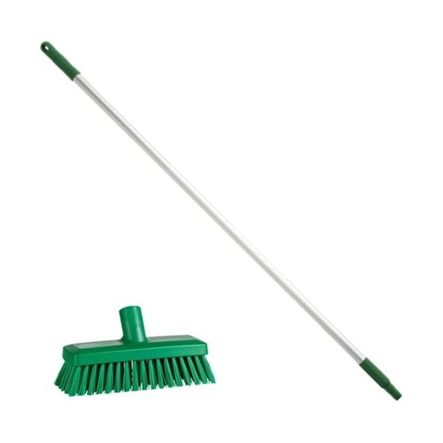 コンパクトデッキブラシ 緑(ハンドル 2