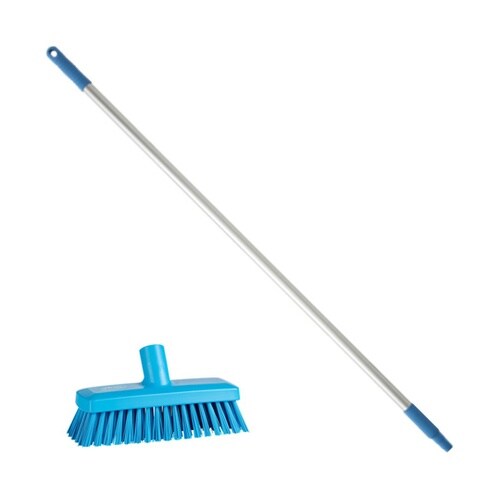 コンパクトデッキブラシ 青(ハンドル 2