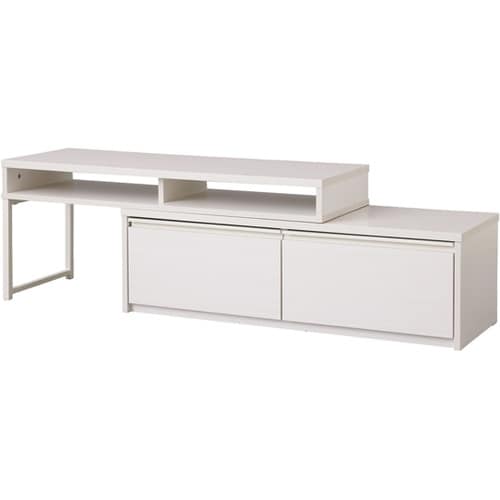 伸縮テレビ台オフホワイト STS−100