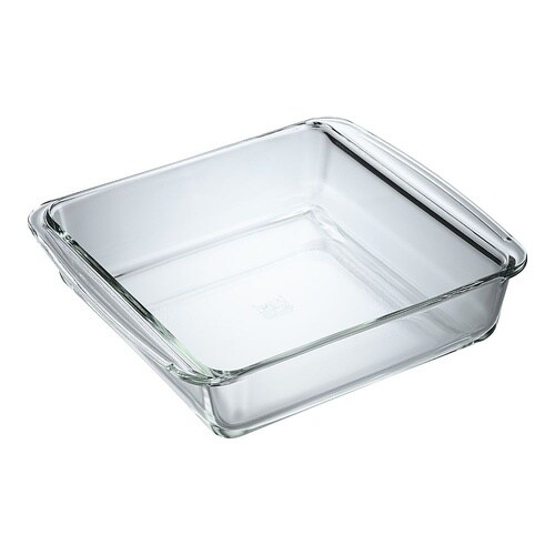 iwaki ベーシックケーキ焼皿(角型)