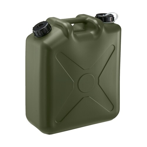 扁平缶 両口 20L ノズル無 モスグリ