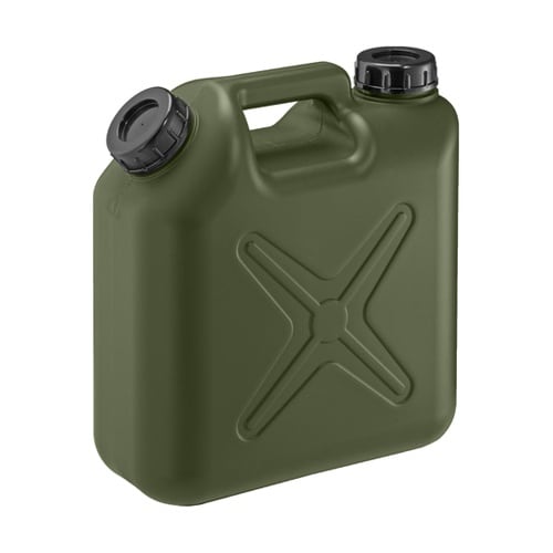 扁平缶 両口 5L ノズル無 モスグリー