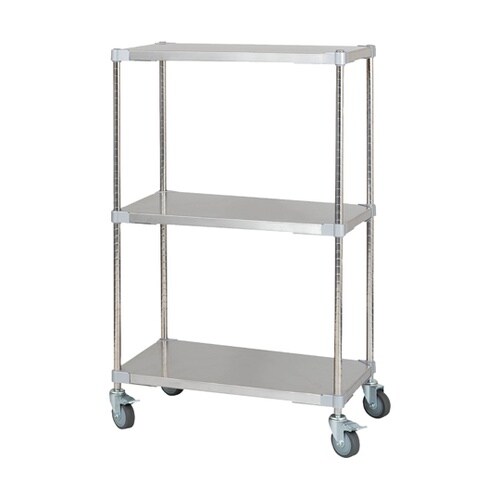 ステンレスシェルフワゴン 46×76 3