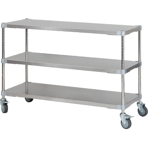 ステンレスシェルフワゴン 46×120