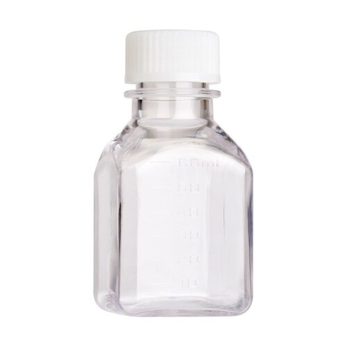 60mL培地ボトル(角型 PETG 個別