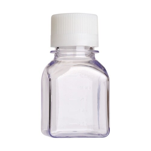 125mL培地ボトル(角型 PETG 個