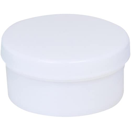 平型軟膏壺 D−6 白 30個入