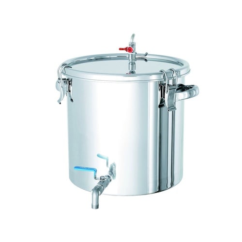 ボールバルブ付密閉容器 空気抜付 4L