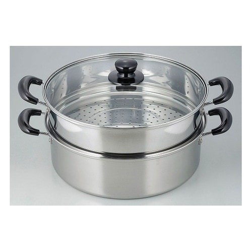 ヴェンセ IH対応二段蒸し器 30cm