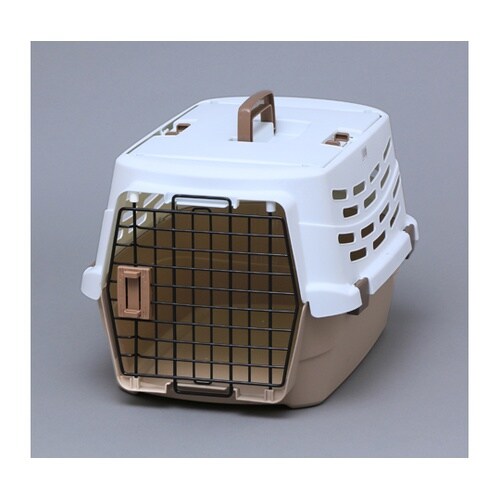 ペットキャリー ホワイト/ベージュ UP