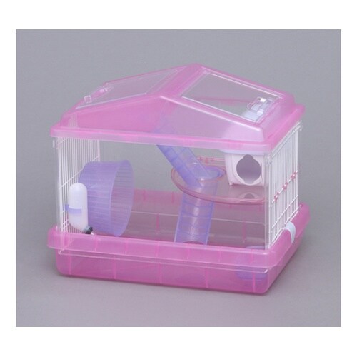 ハムスターケージ クリアピンク PHSC