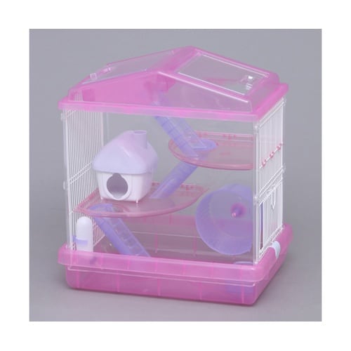 ハムスターケージ クリアピンク PHSC