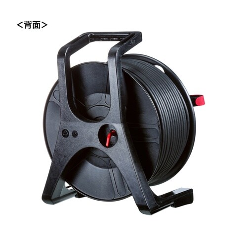 屋外用巻取り延長CAT6A LANケーブ