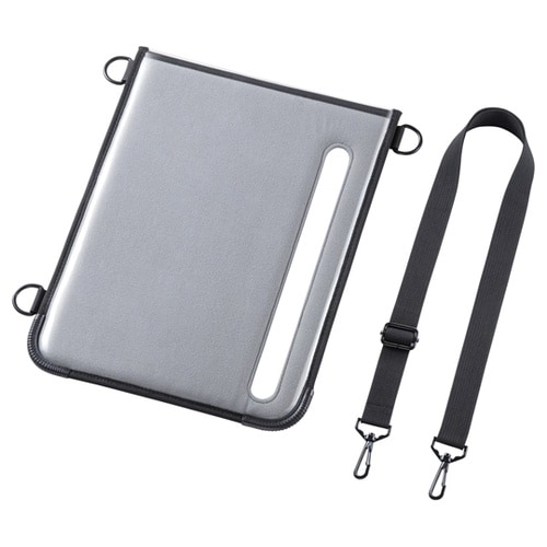 ショルダーベルト付き13インチタブレット