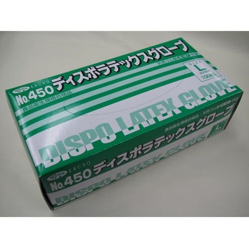 ディスポラテックスグローブ 粉付 L 1