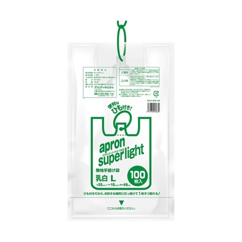 エプロンスーパーライト ひも付き L 1