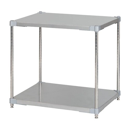 ステンレスシェルフ60×76cm 2段・