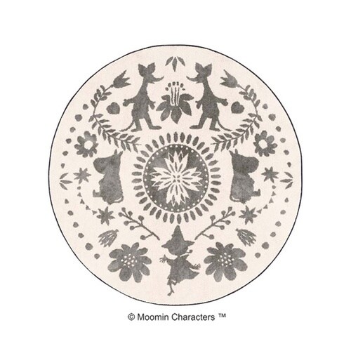 MOOMIN ラグ フォークライン 18