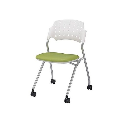 折り畳み椅子(キャスター付/グリーン)