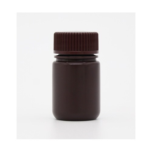 広口試薬ボトル(HDPE 褐色)30mL