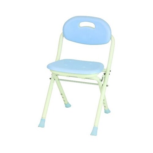 テイコブ折りたたみシャワーチェア ブルー