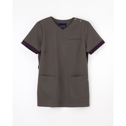 MPレディーススクラブ ブラウン L M