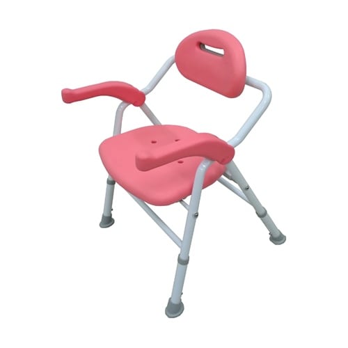 折りたたみシャワーチェア 角型座面 ピン