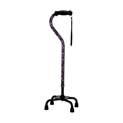 四点杖 オールアルミクオッドケイン おし