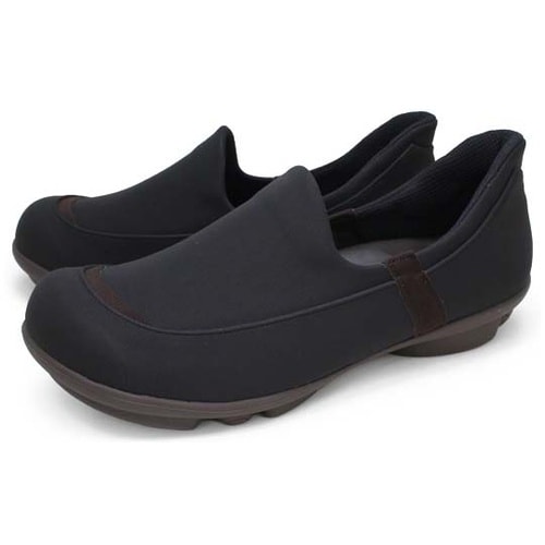 ツヴォル スリッポンパンプス ブラック