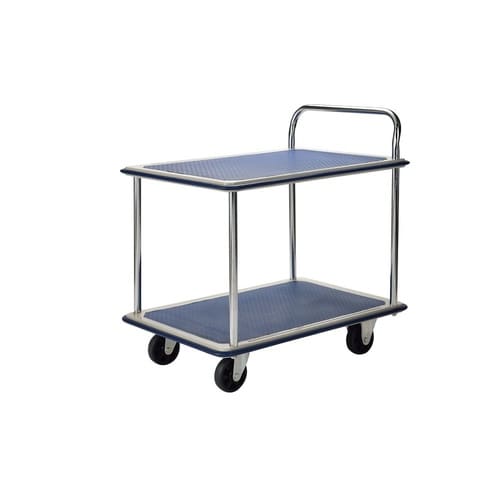 【静音】 鉄製台車ワイド 2段 W605