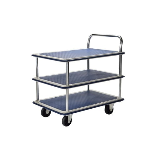 【静音】 鉄製台車ワイド 3段 W605