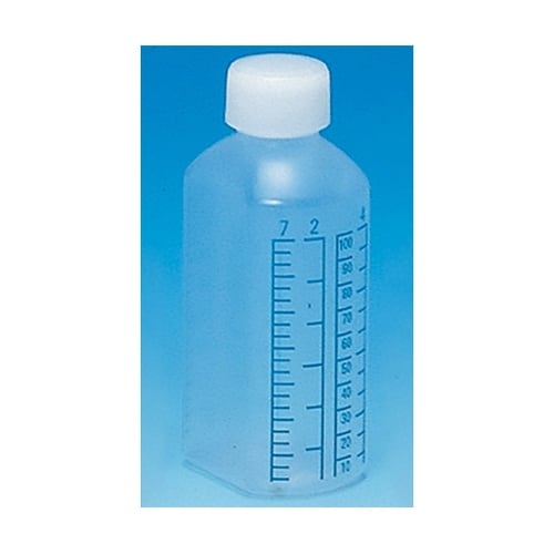 プリント目盛瓶 青目盛 100mL 14
