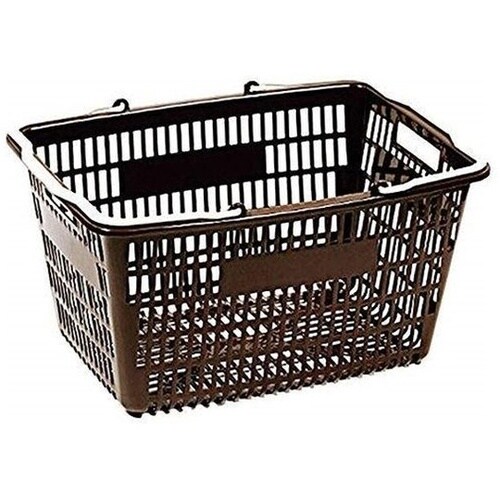 お買い物カゴ ブラウン 1セット(16個
