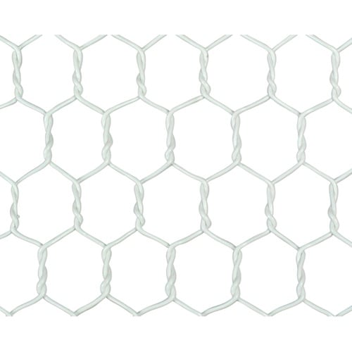 ビニール亀甲金網 ホワイト 線径0.85