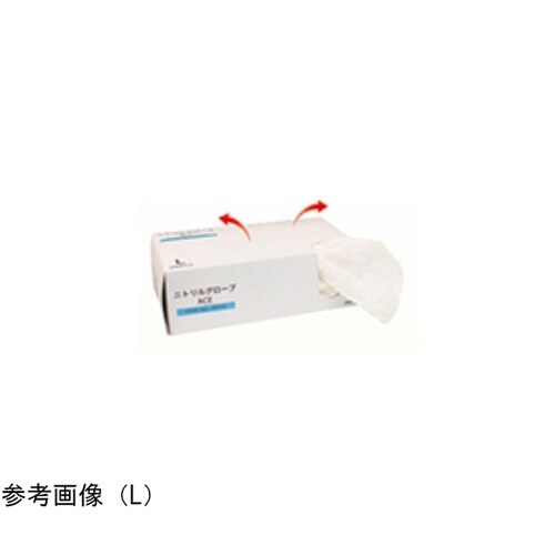 ニトリルグローブACE ホワイト L 1