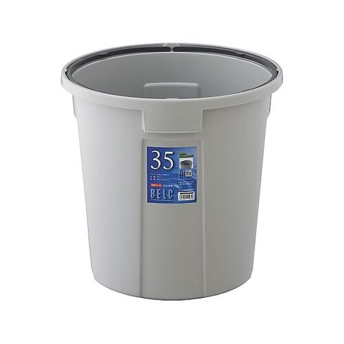 ベルク 丸型ペール グレー 35N 本体