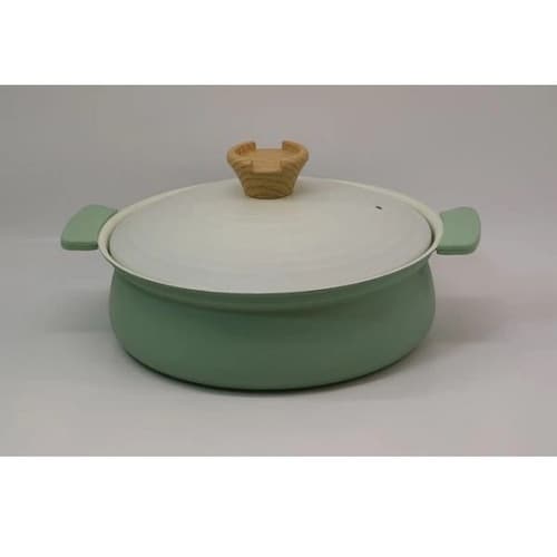 軽いセラミックIH対応 卓上鍋24cm