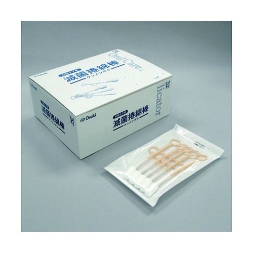 滅菌捲綿棒 直径20mm 1箱(5本×2