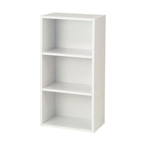 カラーボックス3段 T−3 ホワイト N