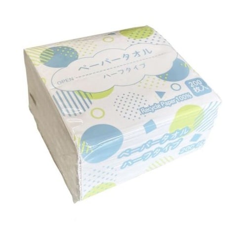 ハーフサイズ ペーパータオル リサイクル