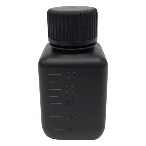 Jボトル角型 細口 遮光 100mL 1