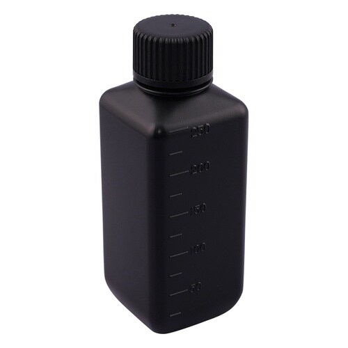 Jボトル角型 細口 遮光 250mL 1