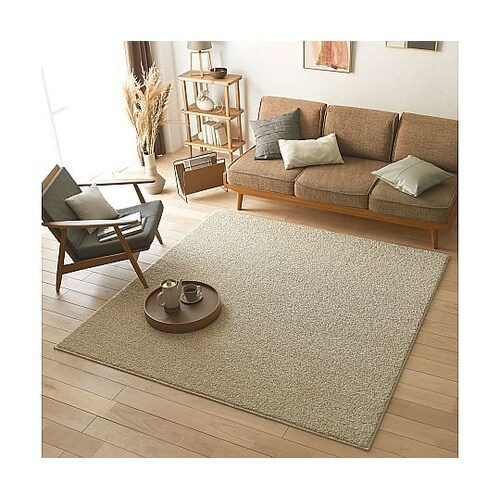 ラグ ルネ 190×190cm ベージュ