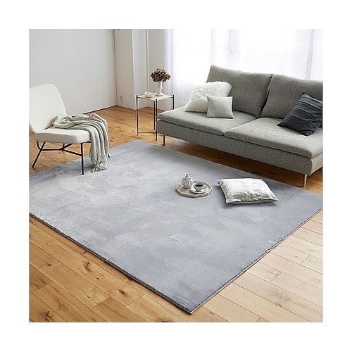 ラグ ハク 190×240cm グレー