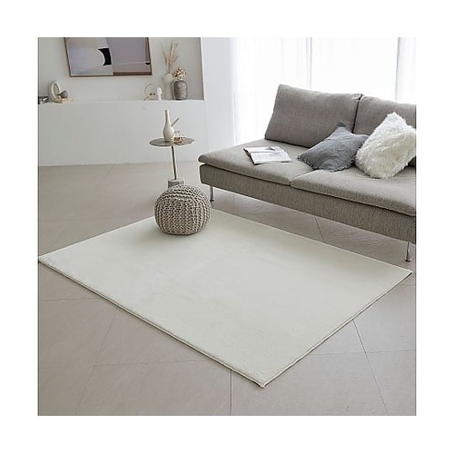 ラグ ハク 130×190cm ホワイト