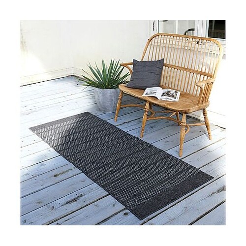 ラグ ブレイド 80×200cm ブラッ