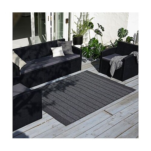 ラグ ブレイド 140×200cm ブラ